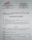 Arrêté ministériel autorisant l'ouverture d'un bureau de commercialisation de substances minérales